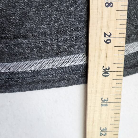 BYLT Mens L Premium Basic Drop Cut Lux Tee Long Sleeve Gray Athleisure Casual - Picture 9 of 10